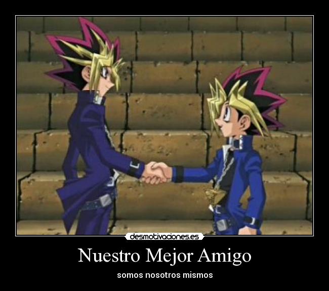 carteles yugioh yugi muto yami atem faraon echos reales mejores amigos interno desmotivaciones