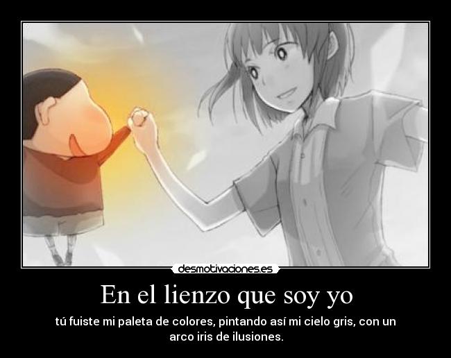 En el lienzo que soy yo -