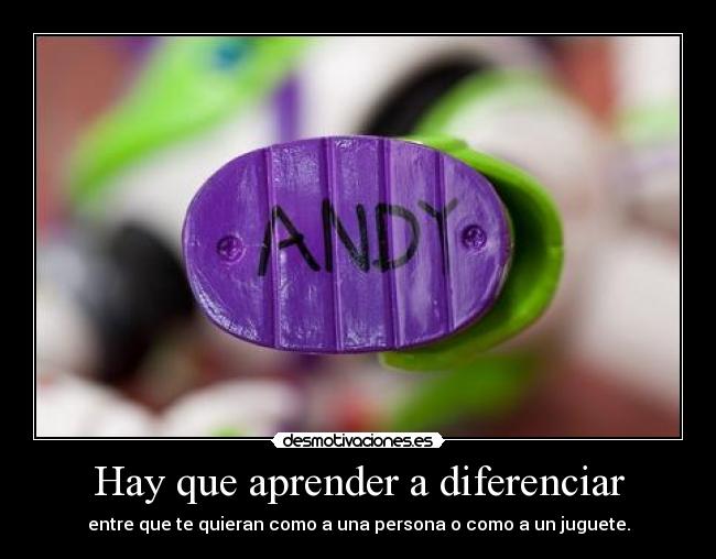 Hay que aprender a diferenciar - 