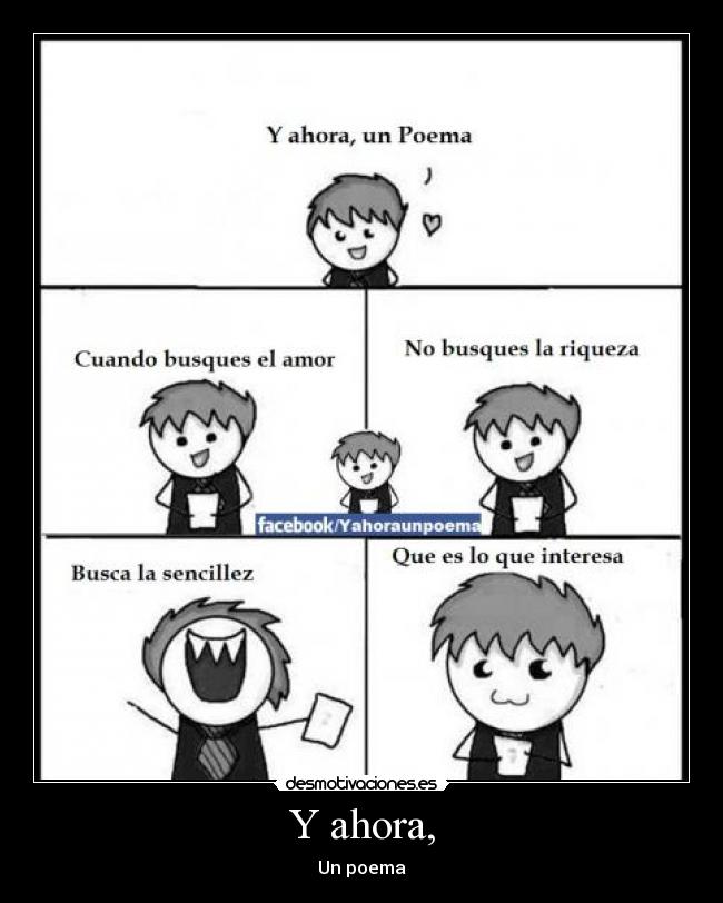 carteles yahoraunpoema desmotivaciones