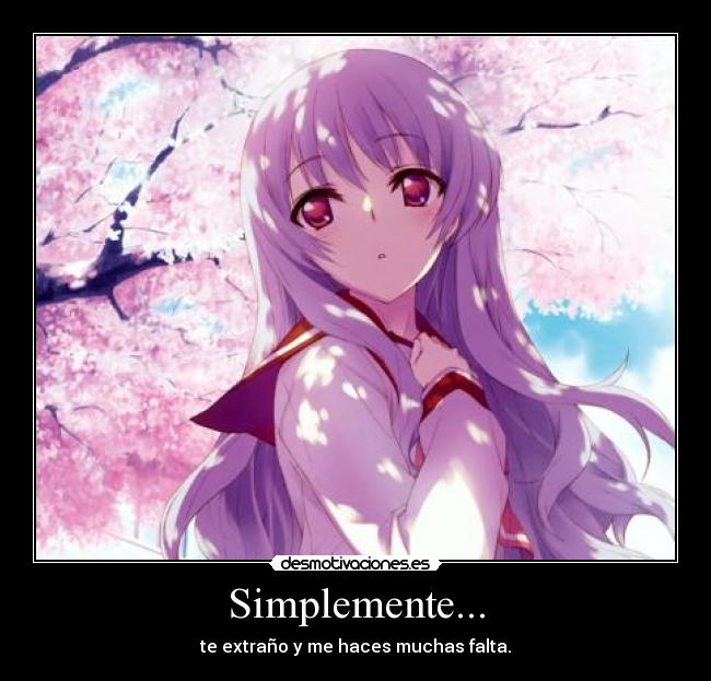 Simplemente... -