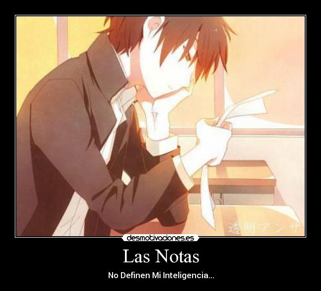 Las Notas - No Definen Mi Inteligencia...