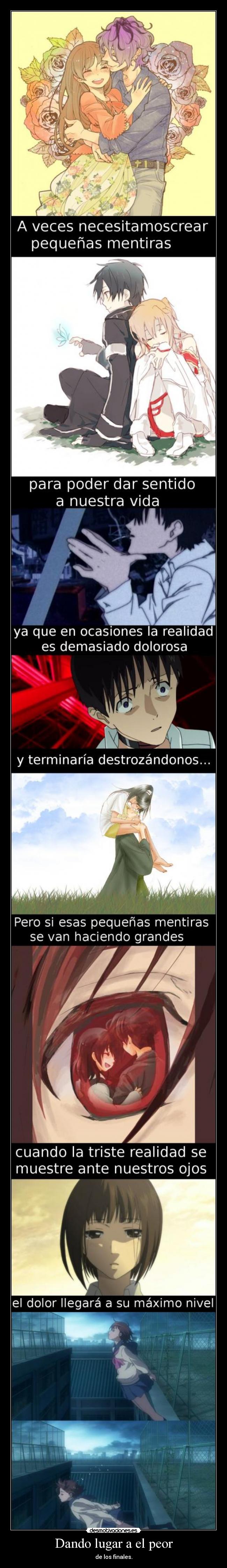 Dando lugar a el peor -