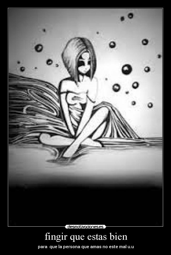 fingir que estas bien - 