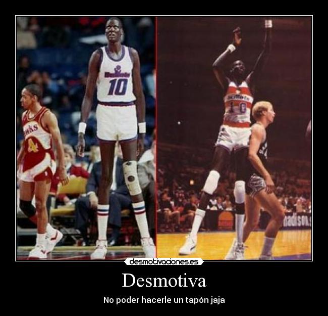 Desmotiva - No poder hacerle un tapón jaja