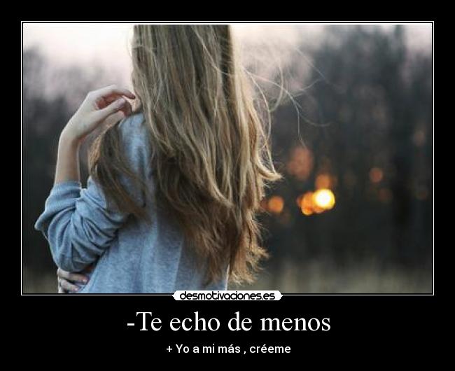 -Te echo de menos - 