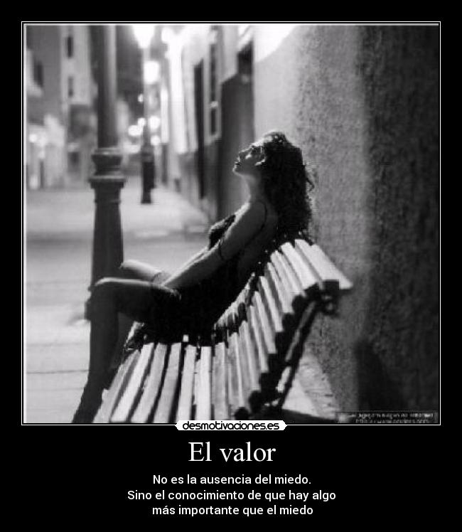 carteles valor vida miedo desmotivaciones