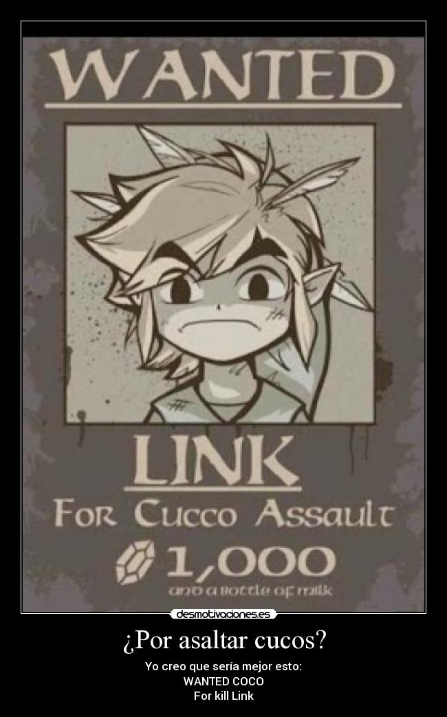 carteles link cucos desmotivaciones