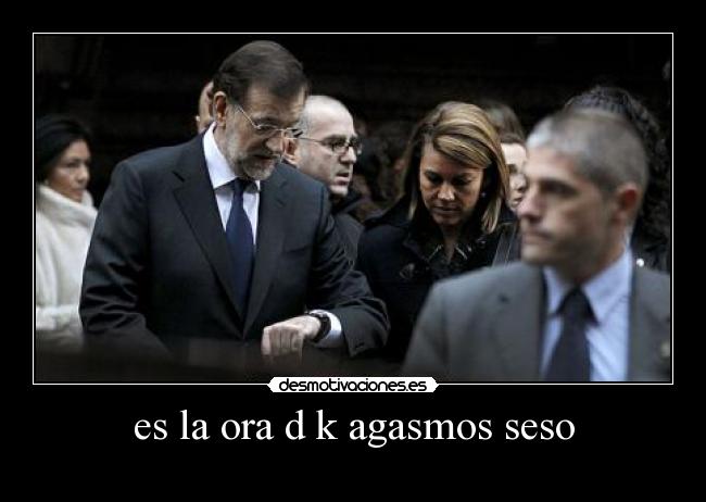 es la ora d k agasmos seso - 