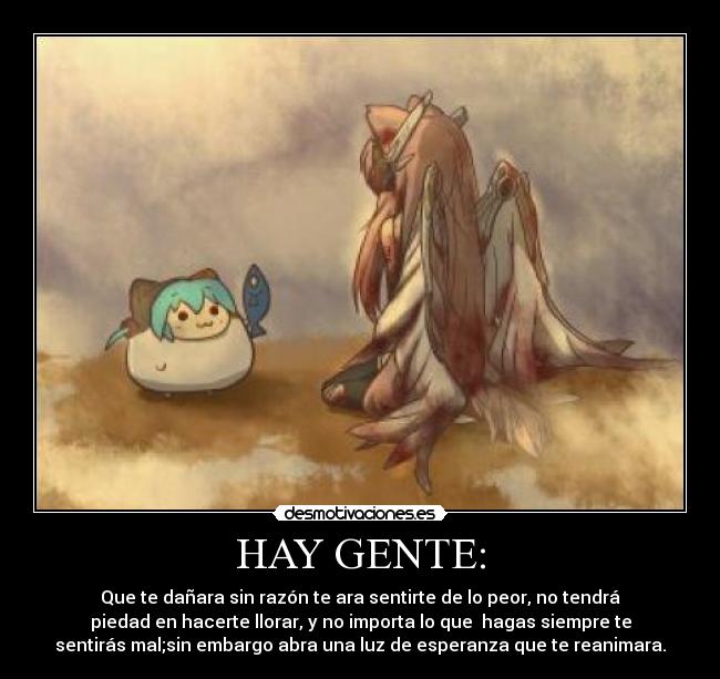 HAY GENTE: -