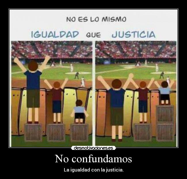 No confundamos -