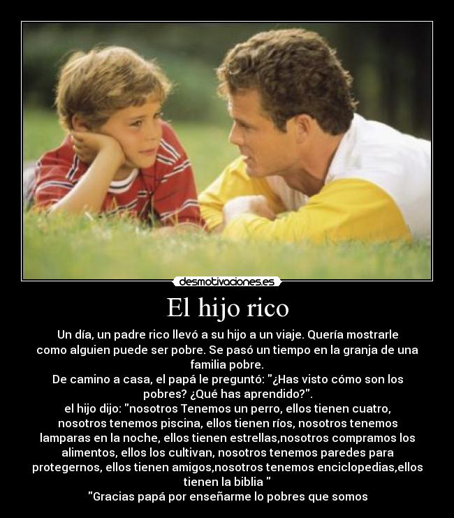 El hijo rico -