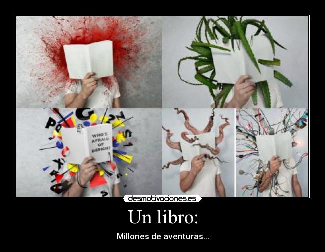 Un libro: -