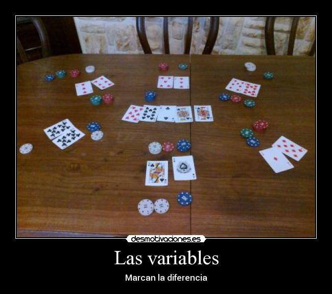 carteles variables poker todo desmotivaciones