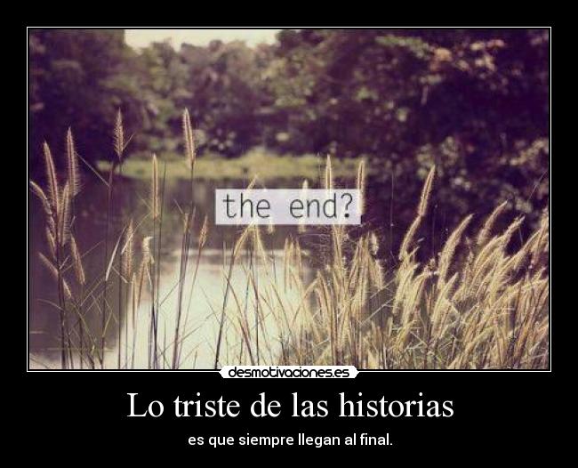 Lo triste de las historias - 