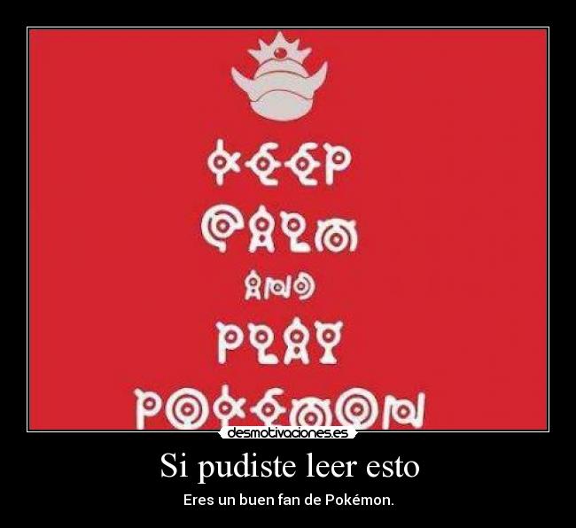 Si pudiste leer esto -