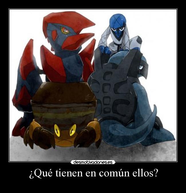 carteles pokemon anime anime otaku sawk crustle gigalith carracosta pokemon comun pregunta preguntas desmotivaciones