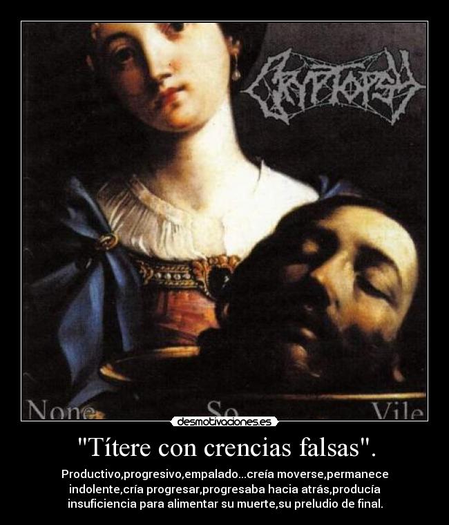 carteles tteotd album favorito cryptopsy desmotivaciones