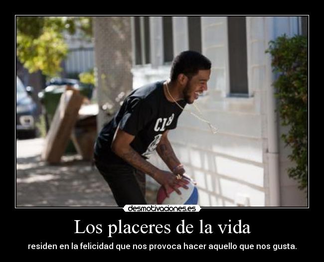 Los placeres de la vida -