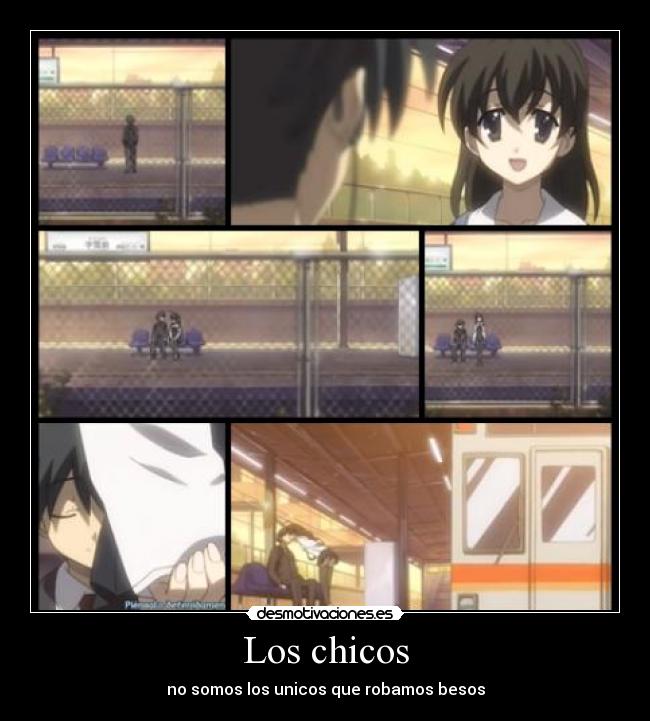 Los chicos - no somos los unicos que robamos besos