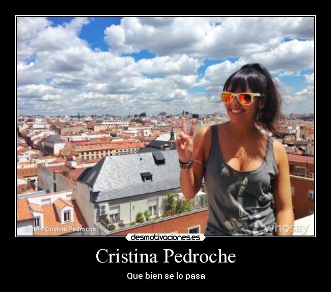 Cristina Pedroche - Que bien se lo pasa