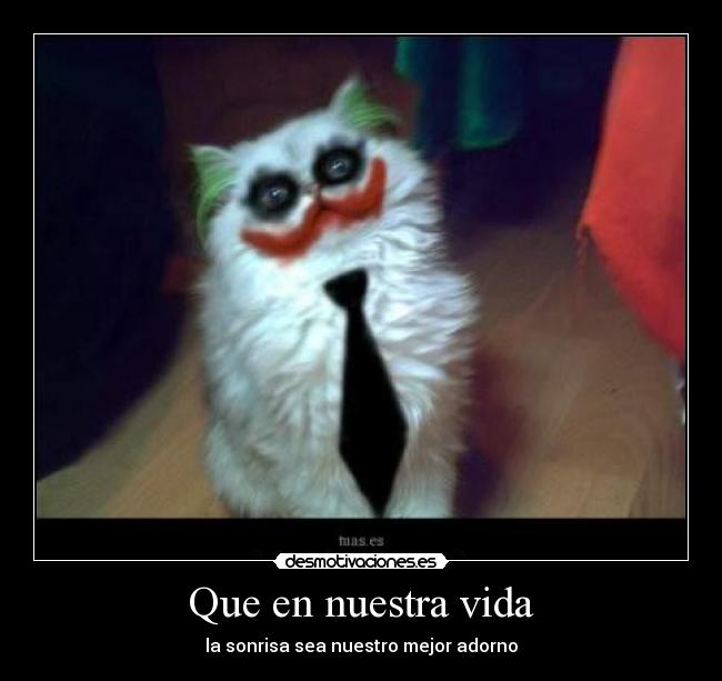 Que en nuestra vida -