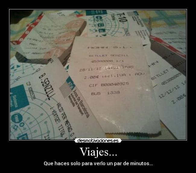 Viajes... -