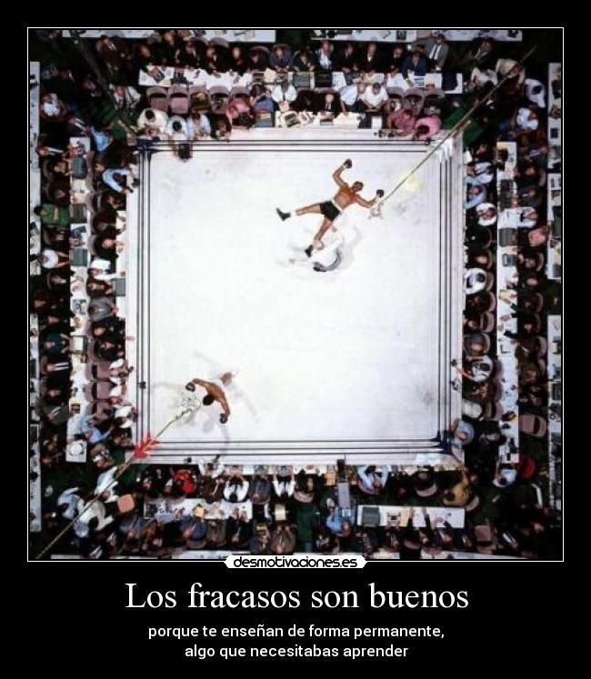 Los fracasos son buenos - 