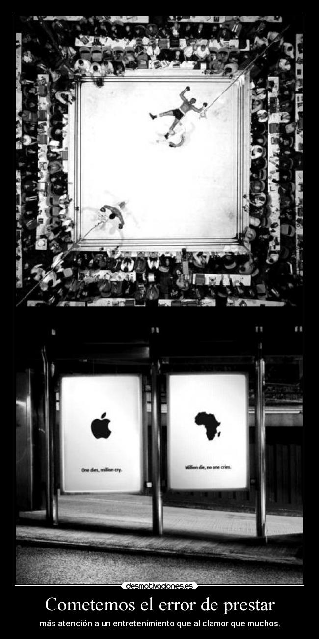 Cometemos el error de prestar -