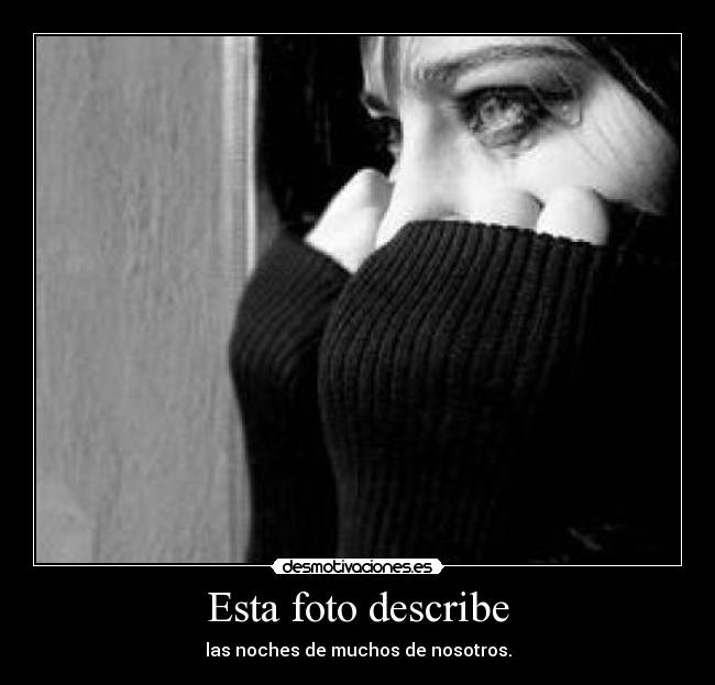 Esta foto describe - las noches de muchos de nosotros.