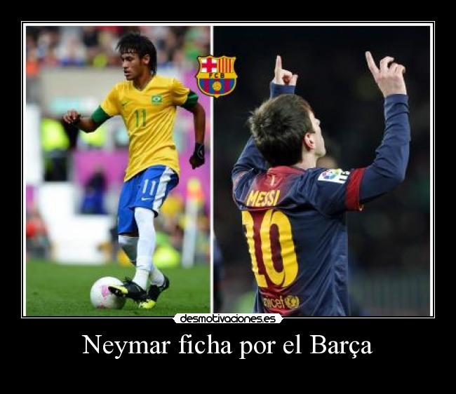 Neymar ficha por el Barça - 