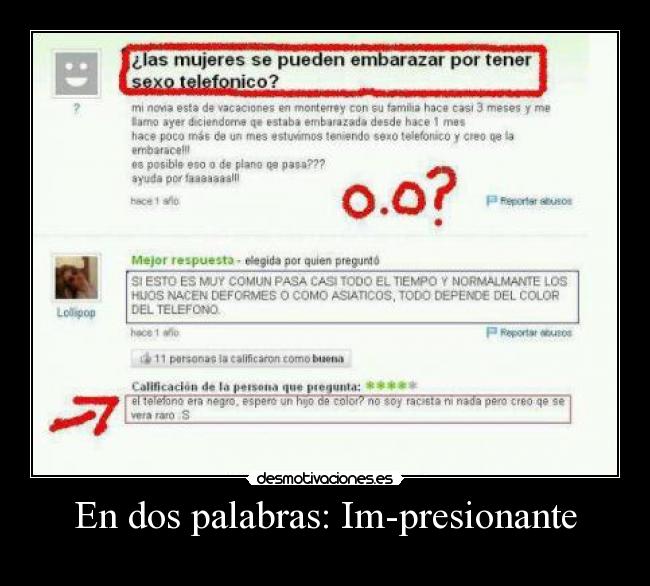 En dos palabras: Im-presionante -