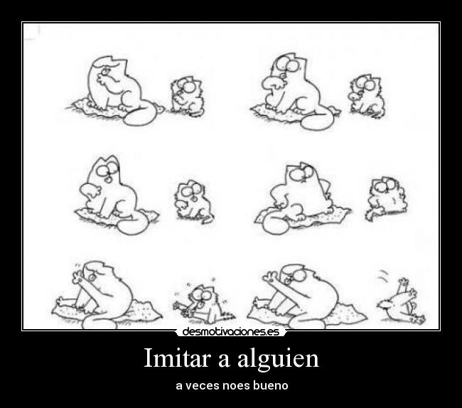 Imitar a alguien -