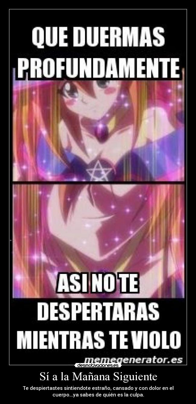 carteles maga oscura dark magician girl yugioh noche dormir anime manga comedia desmotivaciones