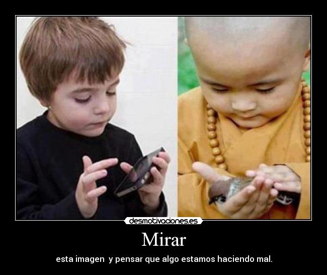 Mirar - esta imagen y pensar que algo estamos haciendo mal.