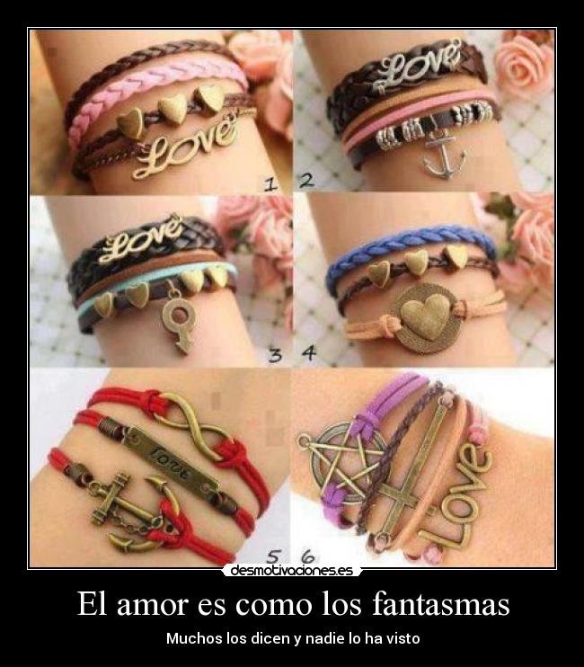 El amor es como los fantasmas -