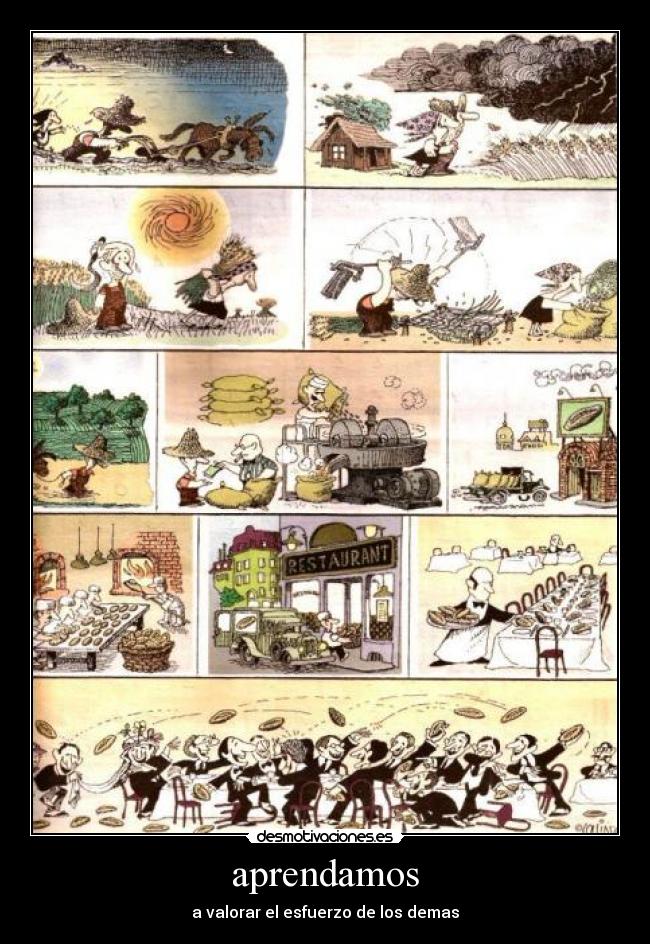 aprendamos - a valorar el esfuerzo de los demas