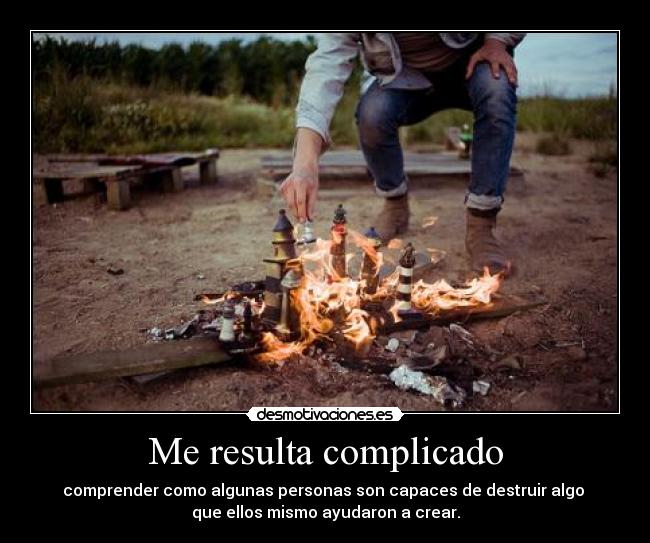 Me resulta complicado - 