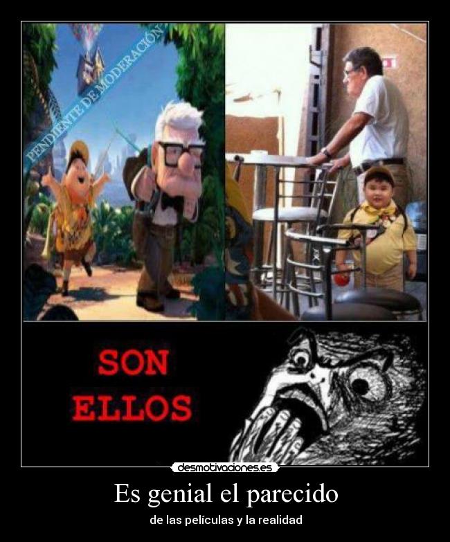 Es genial el parecido - de las películas y la realidad