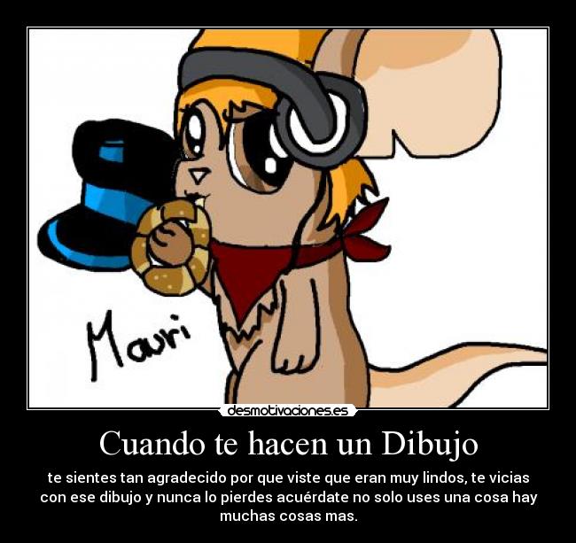 Cuando te hacen un Dibujo -