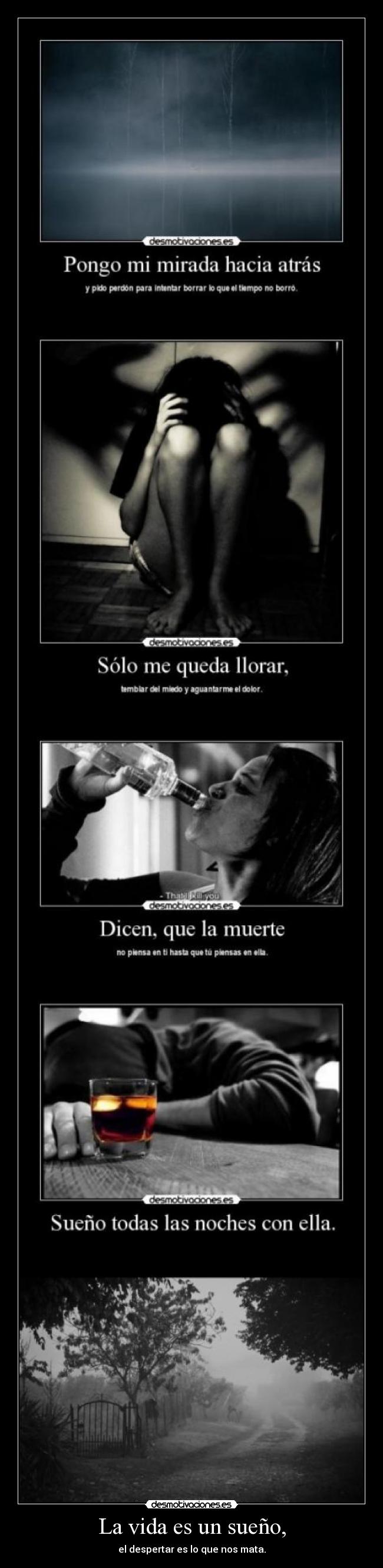 carteles vida bla bla bla bla bla bla bla tulocura desmotivaciones