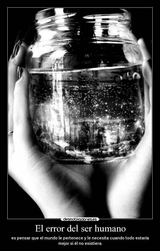El error del ser humano - 