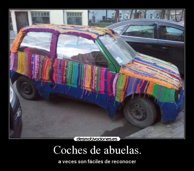 Coches de abuelas. - a veces son fáciles de reconocer