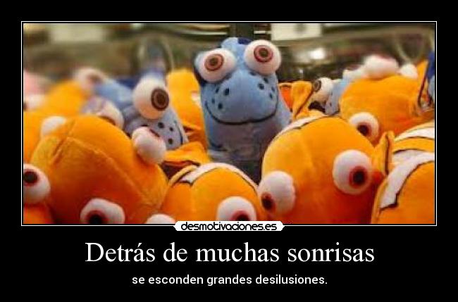 Detrás de muchas sonrisas - 