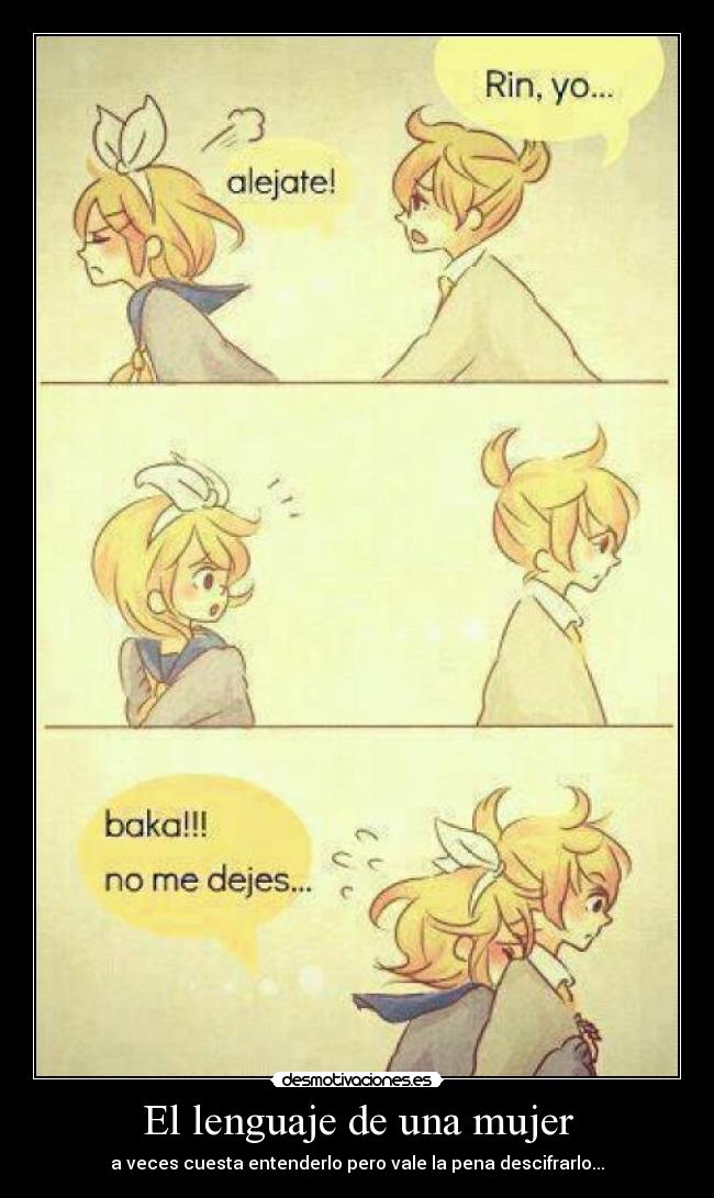 El lenguaje de una mujer -