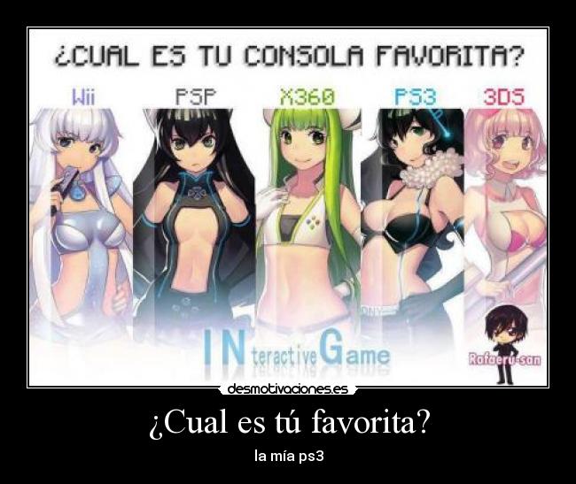 ¿Cual es tú favorita? -