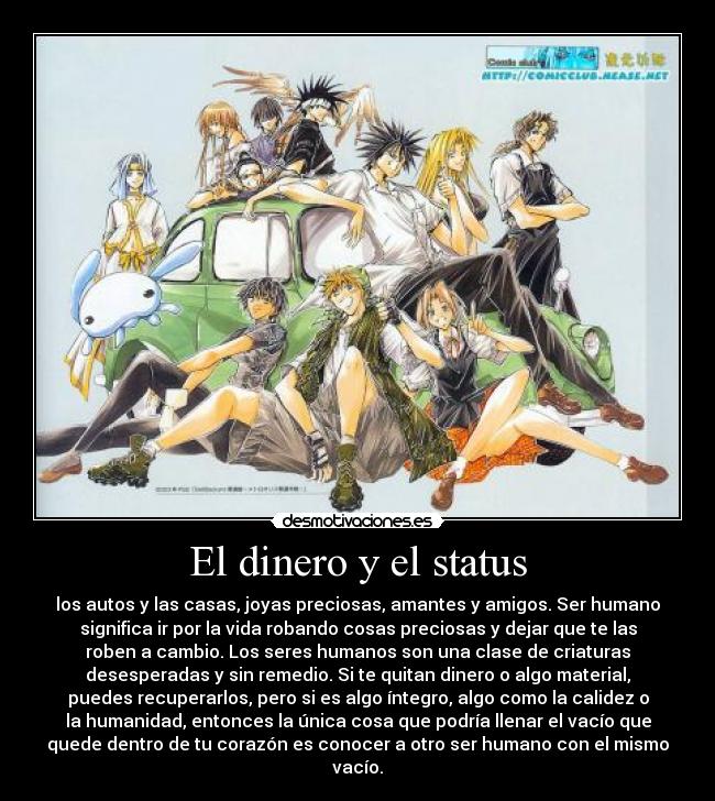 El dinero y el status -