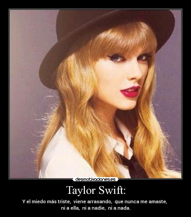 carteles taylor swift desmotivaciones