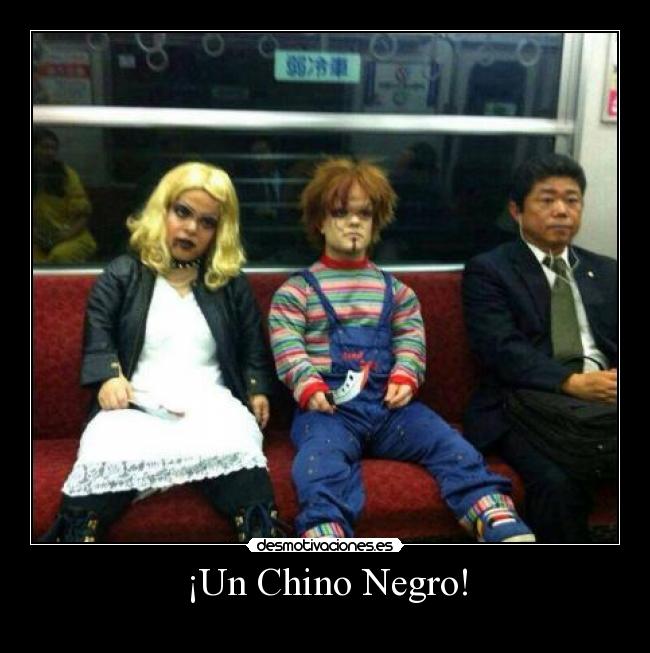 ¡Un Chino Negro! -