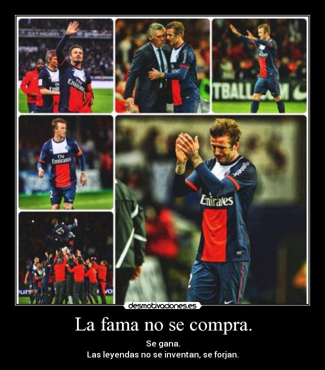 La fama no se compra. - 